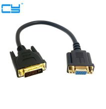 Generic DVI-I To VGA DVI 24+5 Male To VGA Female Cable For TV PS3 PS4 PC Display 1080P